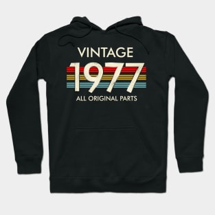 Vintage 1977 All Original Parts Hoodie